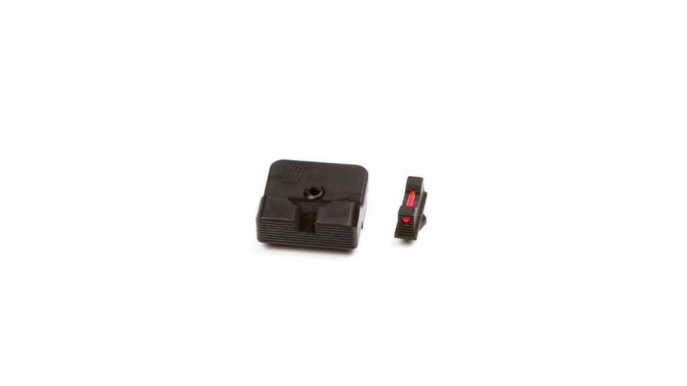 ZEV Technologies Sight Set Fiber Optic Front,Combat v2 Black Rear