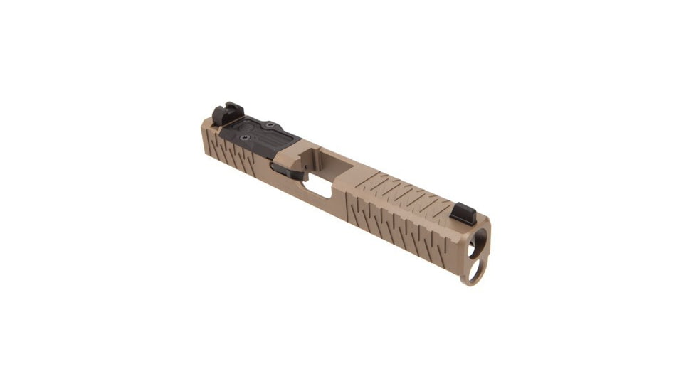 ZEV Technologies SOCOM Complete Gen 4 Pistol Slide,FDE G17 Absolute Cowitness w/RMR Cover Plate SLD.KIT-Z17-4G-ESOC-RMR-CW.ABS-FDE 