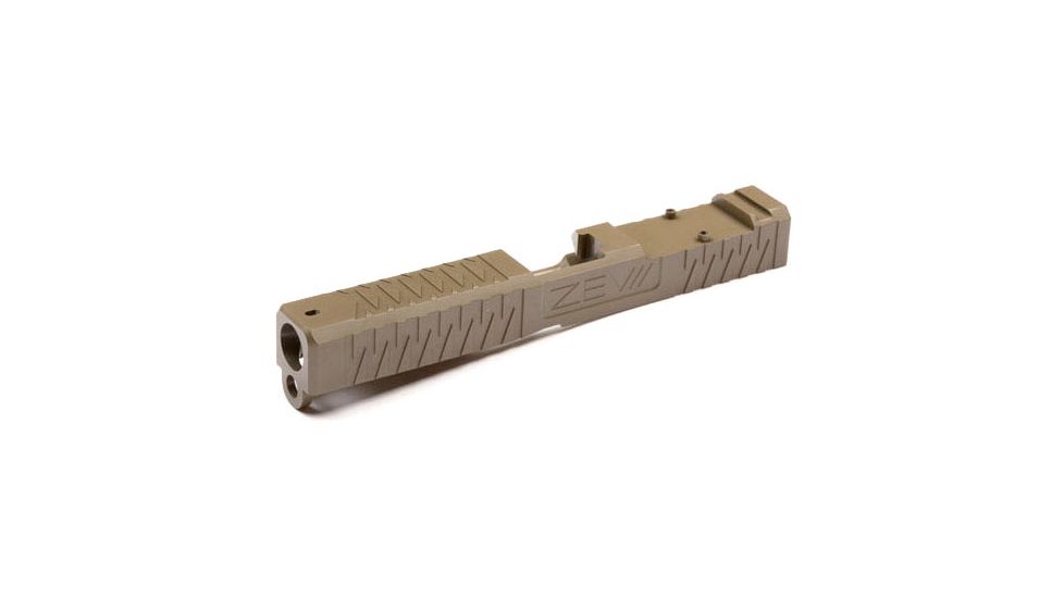 ZEV Technologies SOCOM Stripped Gen 3 Pistol Slide,FDE G17 Absolute Cowitness SLD-Z17-3G-ESOC-RMR-CW.ABS-FDE
