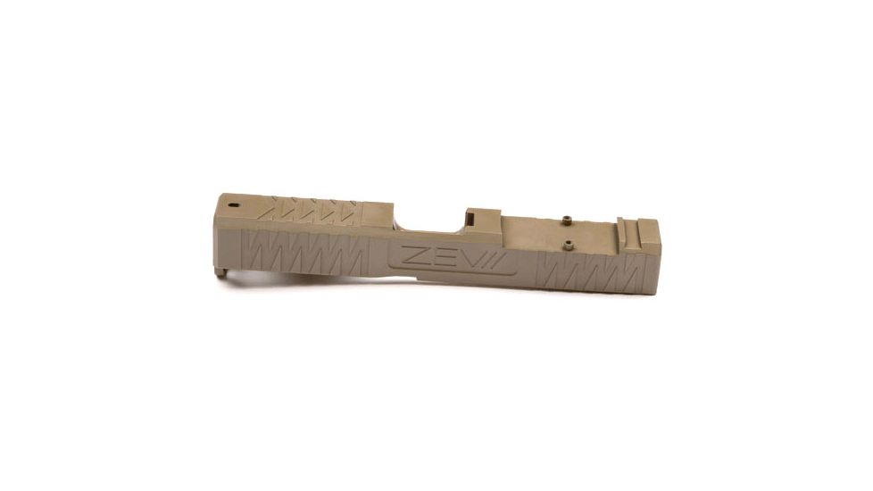 ZEV Technologies SOCOM Stripped Gen 3 Pistol Slide,FDE G19 Absolute Cowitness SLD-Z19-3G-ESOC-RMR-CW.ABS-FDE