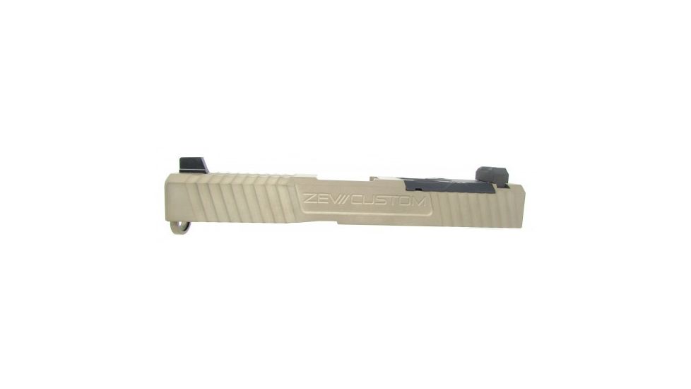 ZEV Technologies Tri-Lo Complete Gen 4 Pistol Slide,FDE G19 Absolute Cowitness w/RMR Cover Plate SLD.KIT-Z19-4G-TRI-RMR-CW.ABS-FDE 