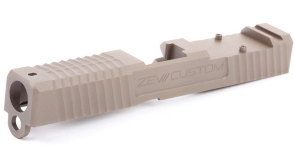 ZEV Technologies Tri-Lo Stripped Gen 4 Pistol Slide,FDE G19 Absolute Cowitness SLD-Z19-4G-TRI-RMR-CW.ABS-FDE