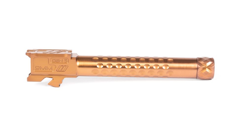ZEV Technologies V2 Glock 17 Gen5 Match 1/2x28 Threaded Barrel, Bronze, BBL-17-V2-5G-TH-BRZ