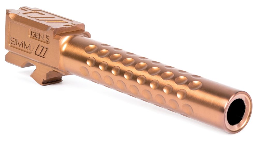 ZEV Technologies V2 Glock 17 Gen5 Match Barrel, Bronze, BBL-17-V2-5G-BRZ