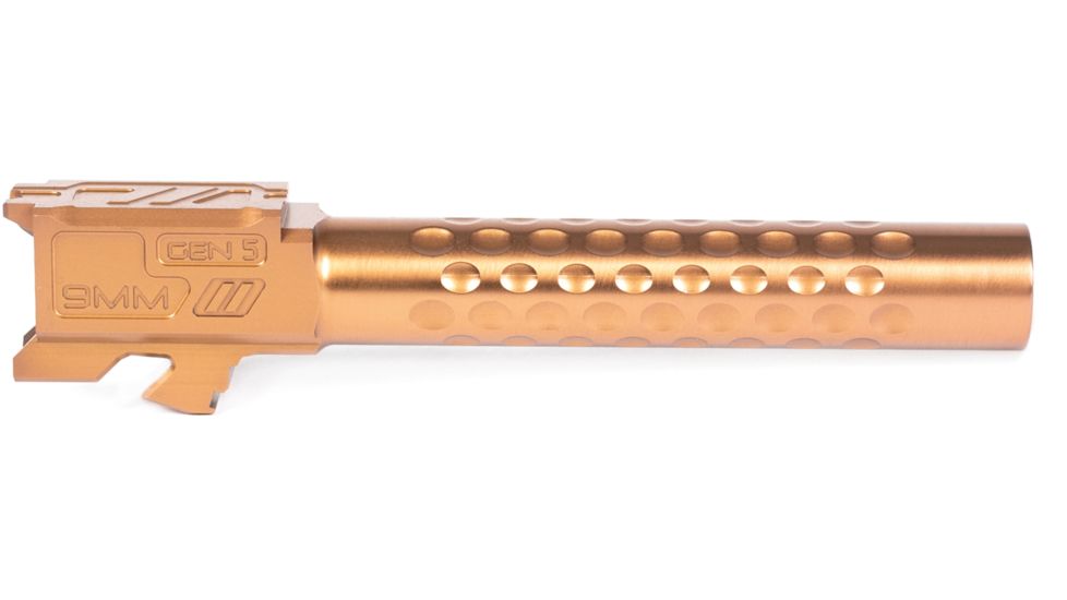 ZEV Technologies V2 Glock 17 Gen5 Match Barrel, Bronze, BBL-17-V2-5G-BRZ