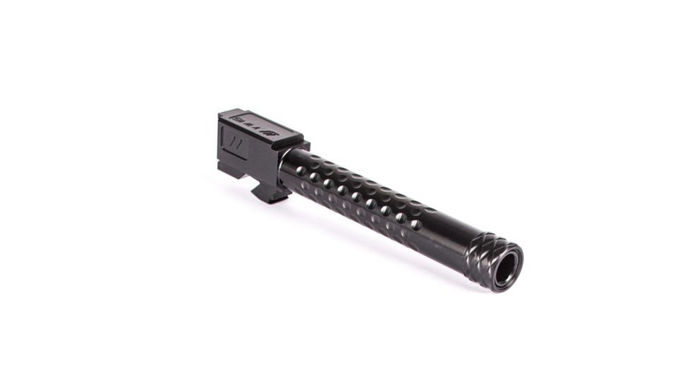 ZEV Technologies V2 Match Barrel, Glock 17 Gen5, 1/2x28 Threading, DLC, Black BBL-17-V2-5G-TH-DLC