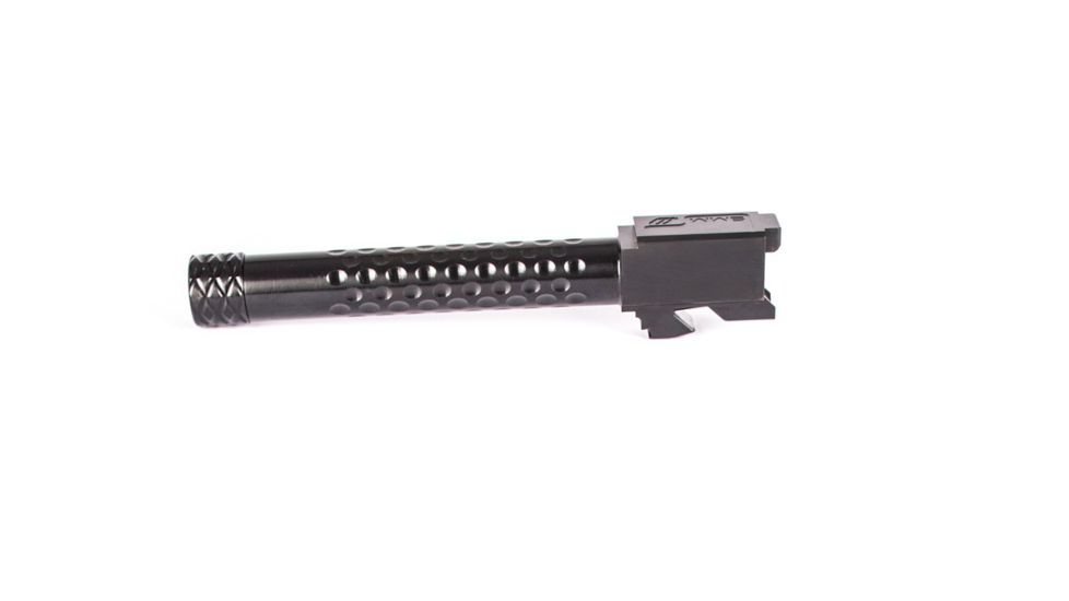 ZEV Technologies V2 Match Barrel, Glock 17 Gen5, 1/2x28 Threading, DLC, Black BBL-17-V2-5G-TH-DLC