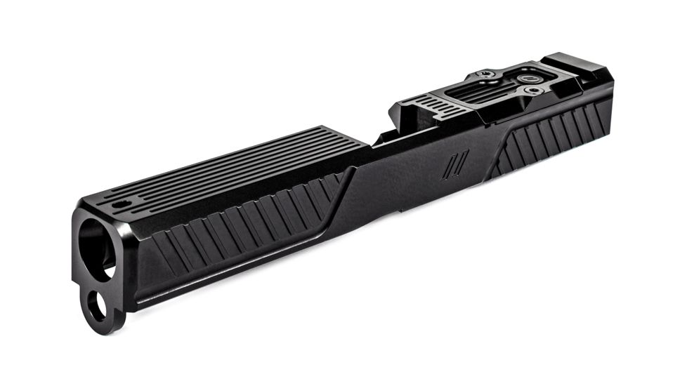 ZEV Technologies Z17 Citadel Stripped Slide with RMR Plate, Glock 17 3rd Gen, Black, SLD-Z17-3G-CIT-RMR-DLC