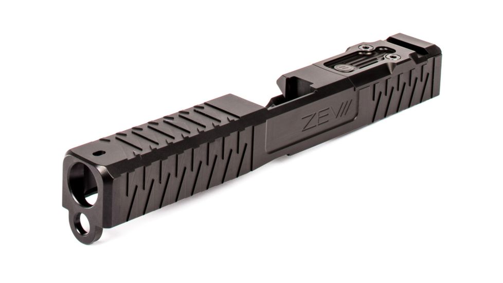 ZEV Technologies Z17 Enhanced SOCOM 3rd Gen Glock DPP Striped Slide, Black SLD-Z17-3G-ESOC-DPP-DLC