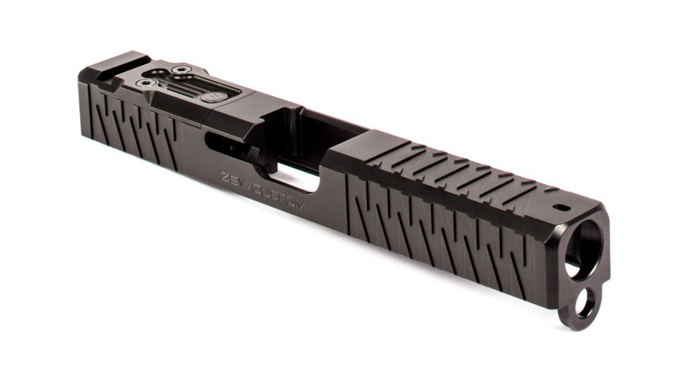 ZEV Technologies Z17 Enhanced SOCOM 3rd Gen Glock DPP Striped Slide, Black SLD-Z17-3G-ESOC-DPP-DLC