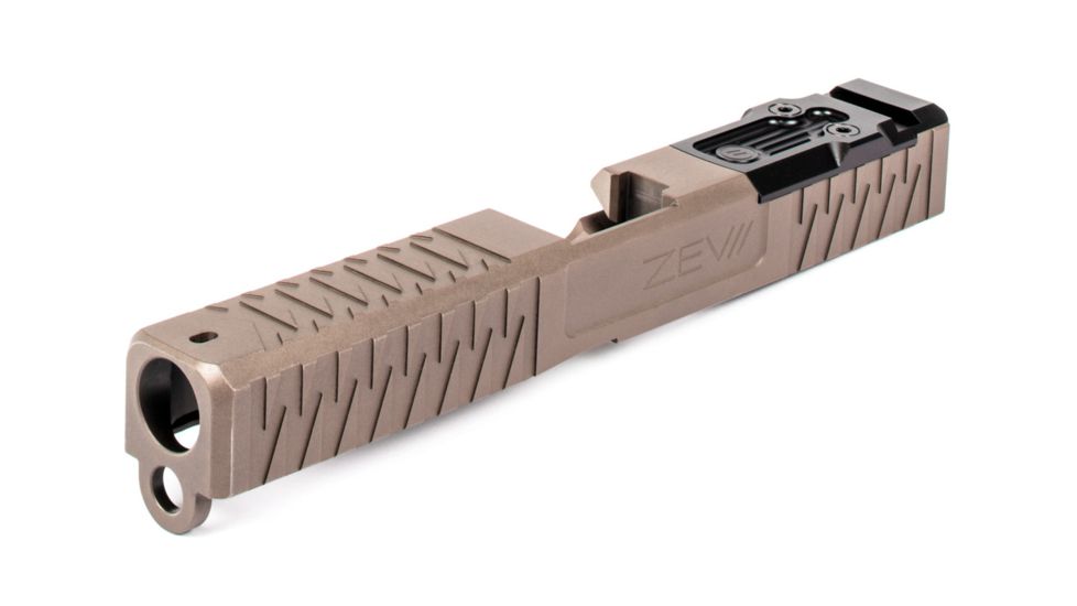 ZEV Technologies Z17 Enhanced SOCOM 3rd Gen Glock DPP Striped Slide, FDE SLD-Z17-3G-ESOC-DPP-FDE