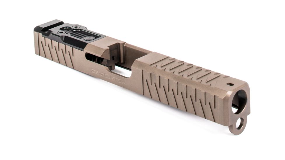 ZEV Technologies Z17 Enhanced SOCOM 3rd Gen Glock DPP Striped Slide, FDE SLD-Z17-3G-ESOC-DPP-FDE
