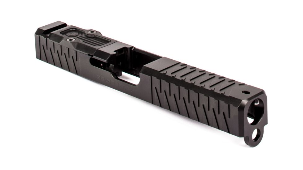ZEV Technologies Z17 Enhanced SOCOM 3rd Gen Glock RMR Striped Slide Kit, Black SLD.KIT-Z17-3G-ESOC-RMR-DLC