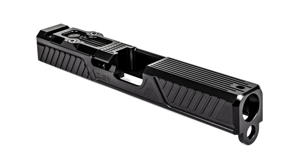 EDEMO ZEV Technologies Z19 Citadel Stripped Slide w/RMR Plate, Glock 19 Gen 3, Black, SLD-Z19-3G-CIT-RMR-DLC, EDEMO1