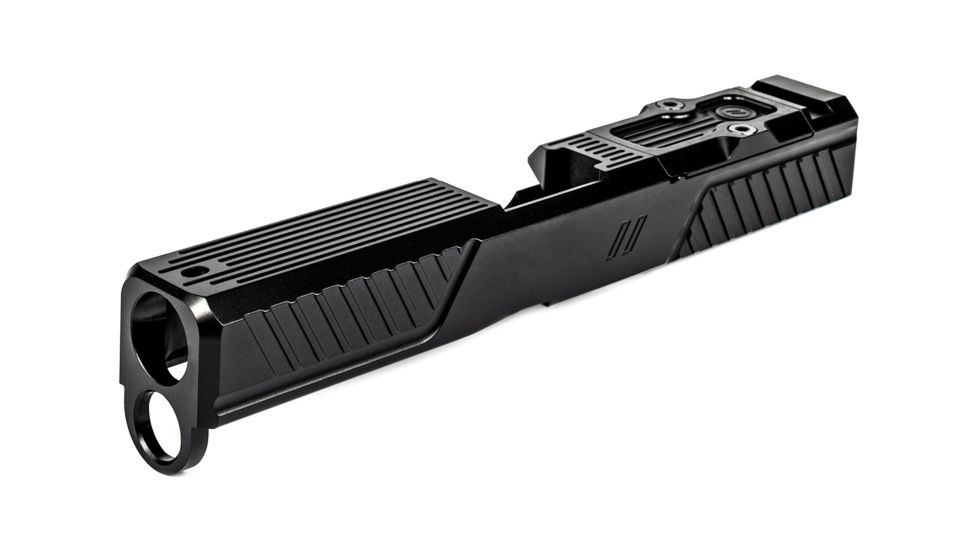 ZEV Technologies Z19 Citadel Stripped Slide with RMR Plate, Glock 19 4th Gen, Black, SLD-Z19-4G-CIT-RMR-DLC