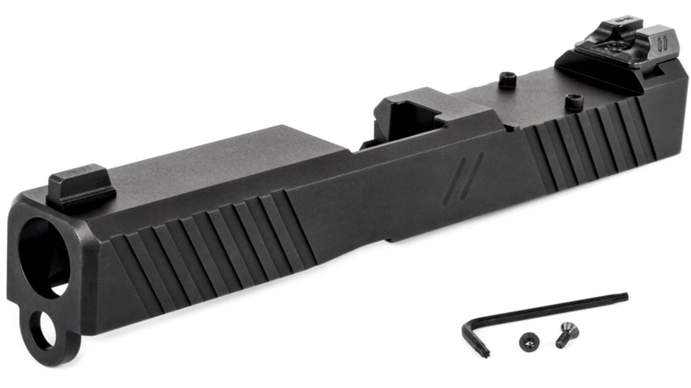 ZEV Technologies Z19 Duty Complete Slide w/RMR Cut, Gen 3, Black, SLD.KIT-Z19-3G-DUTY-RMR-B