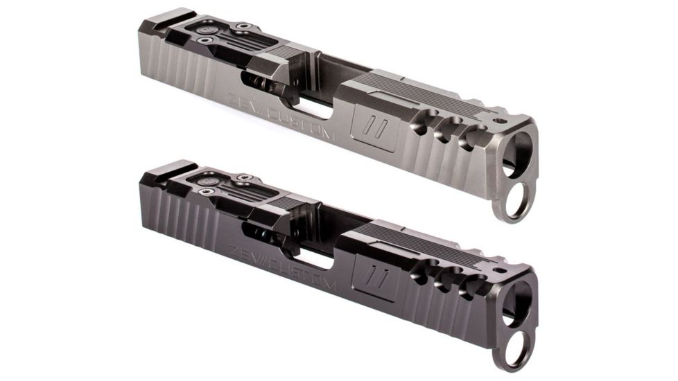 ZEV Technologies Z19 Spartan Black 4th Gen Stripped Slide with RMR Cover Plate