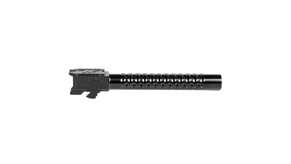ZEV Technologies ZEV Optimized Match Glock 34 Gen5 9mm Threaded Pistol Barrel, 1-14 Twist, 1/2x28, DLC, Black, BBL-34-OPT-5G-TH-DLC