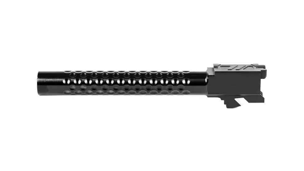 ZEV Technologies ZEV Optimized Match Glock 34 Gen5 9mm Threaded Pistol Barrel, 1-14 Twist, 1/2x28, DLC, Black, BBL-34-OPT-5G-TH-DLC
