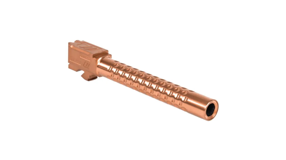 ZEV Technologies ZEV Optimized Match Glock 34 Gen5 9mm Threaded Pistol Barrel, 1-14 Twist, 1/2x28, PVD, Bronze, BBL-34-OPT-5G-TH-BRZ