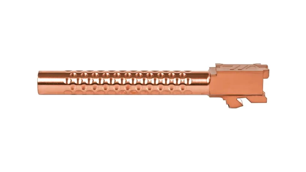 ZEV Technologies ZEV Optimized Match Glock 34 Gen5 9mm Threaded Pistol Barrel, 1-14 Twist, 1/2x28, PVD, Bronze, BBL-34-OPT-5G-TH-BRZ