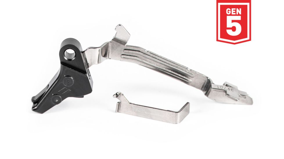 ZEV Technologies ZEV PRO Flat Face Glock Trigger Upgrade Bar Kit, Gen5 FFT-PRO-BAR-5G-B-B