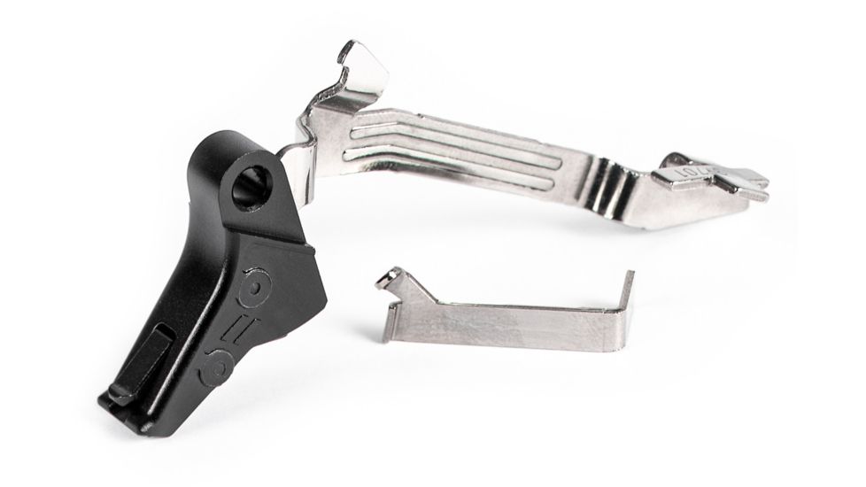 ZEV Technologies PRO Glock Pistol Trigger Bar Upgrade Kit, Glock 17/19/19X/26/34/45, Flat, Black/Black, FFT-PRO-BAR-5G-B-B