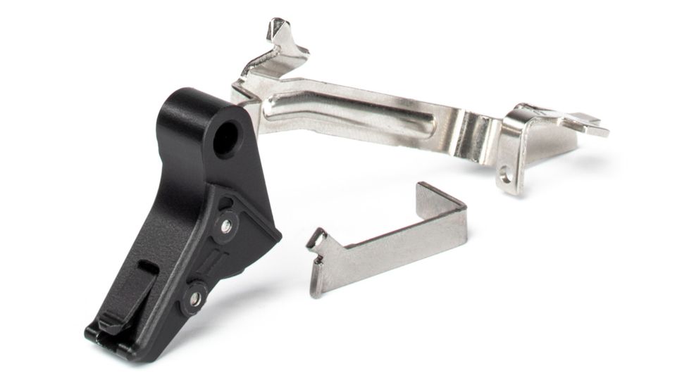 ZEV Technologies PRO Glock Pistol Trigger Bar Kit, Glock 17/17L/19/22/23/26/27/31/32/33/34, Flat, Black/Black, FFT-PRO-BAR-SM-B-B