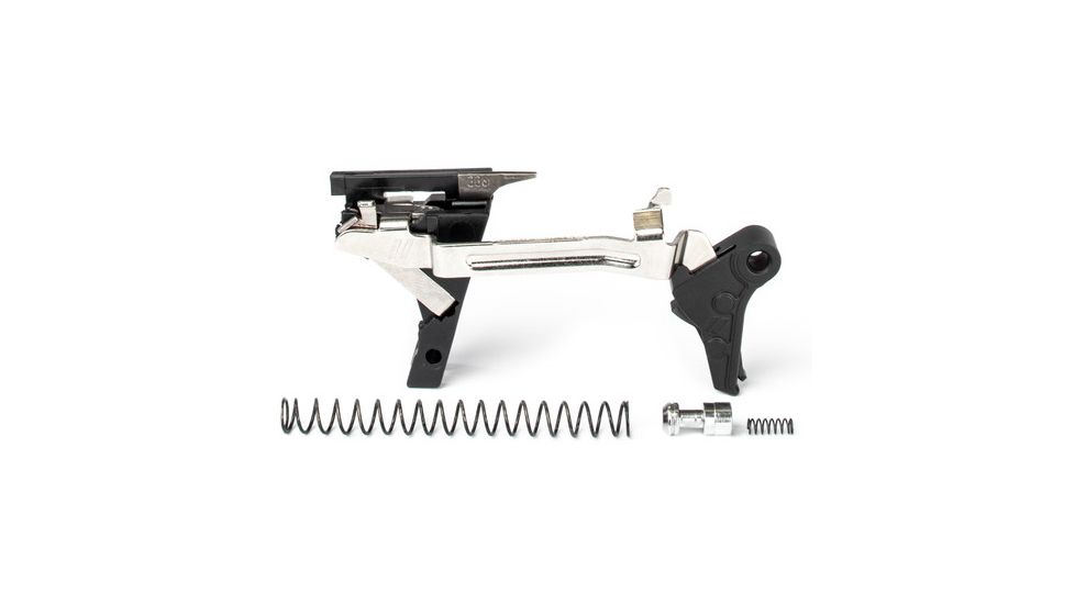 ZEV Technologies ZEV PRO Flat Face Trigger Drop-In Kit, 1st-3rd Gen, 9mm, Black FFT-PRO-DRP-3G9-B-B