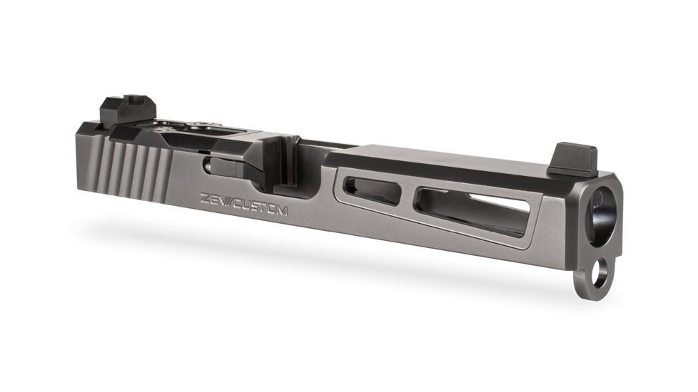 ZEV Technologies ZEV Z17 Prizefighter Gray 4th Gen Stripped Slide with RMR Cover Plate, SLDZ174GPRZFRMRCWABSGRY