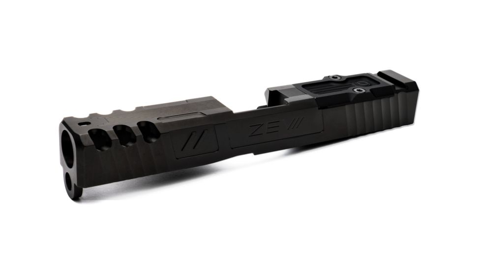 ZEV Technologies ZEV Z19 Spartan Black 3rd Gen Stripped Slide with RMR Cover Plate, SLDZ193GSPARTRMRCWABSDLC