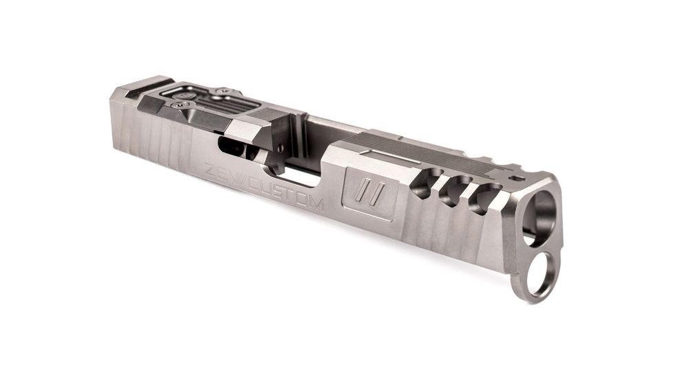 ZEV Technologies ZEV Z19 Spartan Gray 4th Gen Stripped Slide with RMR Cover Plate, SLDZ194GSPARTRMRCWABSGRY