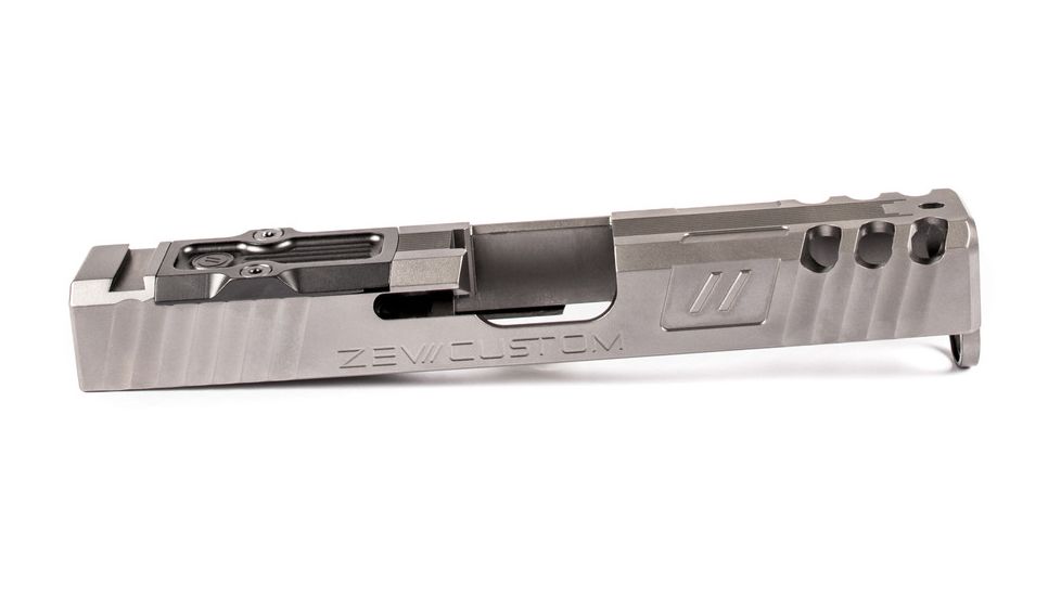 ZEV Technologies ZEV Z19 Spartan Gray 4th Gen Stripped Slide with RMR Cover Plate, SLDZ194GSPARTRMRCWABSGRY