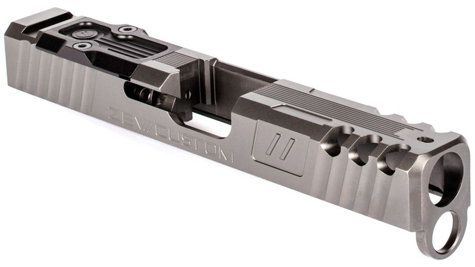ZEV Technologies ZEV Z19 Spartan Gray 4th Gen Stripped Slide with RMR Cover Plate, SLDZ194GSPARTRMRCWABSGRY