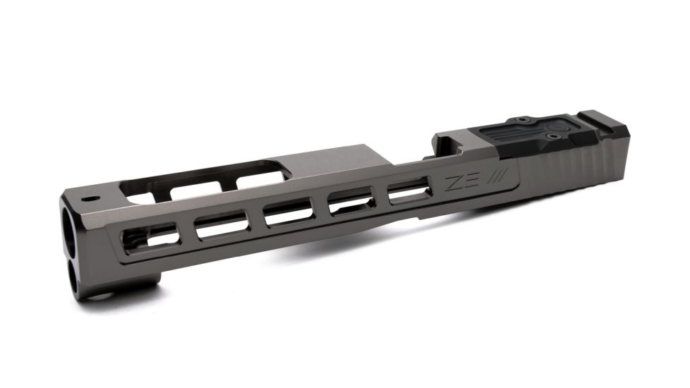 ZEV Technologies ZEV Z34 Dragonfly Gray 4th Gen Stripped Slide with RMR Cover Plate, SLDZ344GDFLYRMRCWABSGRY