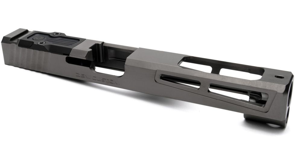 ZEV Technologies ZEV Z34 Prizefighter Gray 3rd Gen Stripped Slide with RMR Cover Plate, SLDZ343GPRZFRMRCWABSGRY