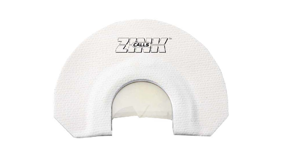 Zink Lucky Lady Diaphragm Call, Tight Tension, Turkey Sounds, V-notch Cut Triple Reed, White, ZNK-ZNK312