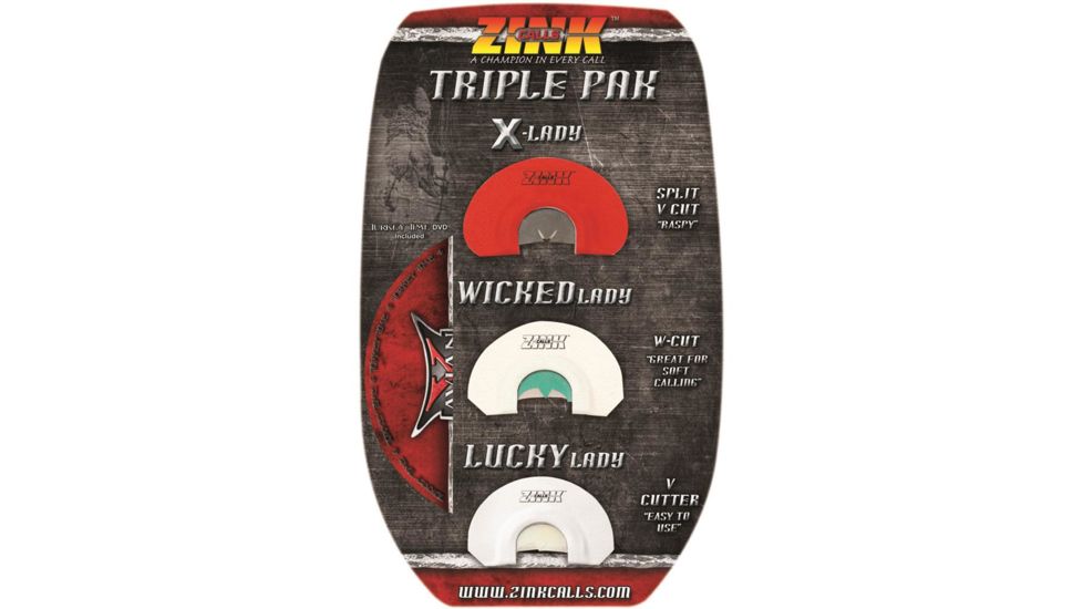 Zink Triple Pak Diaphragm, Turkey Calls 3 pk. 317