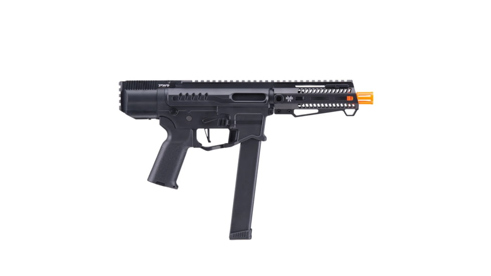 Zion Arms Zion Arms R&amp;D Precision Licensed PW9 Mod 0 Airsoft Rifle, Black, ZA-PW9-SB