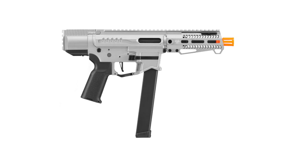 Zion Arms Zion Arms R&amp;D Precision Licensed PW9 Mod 0 Airsoft Rifle, Gray, ZA-PW9-SY