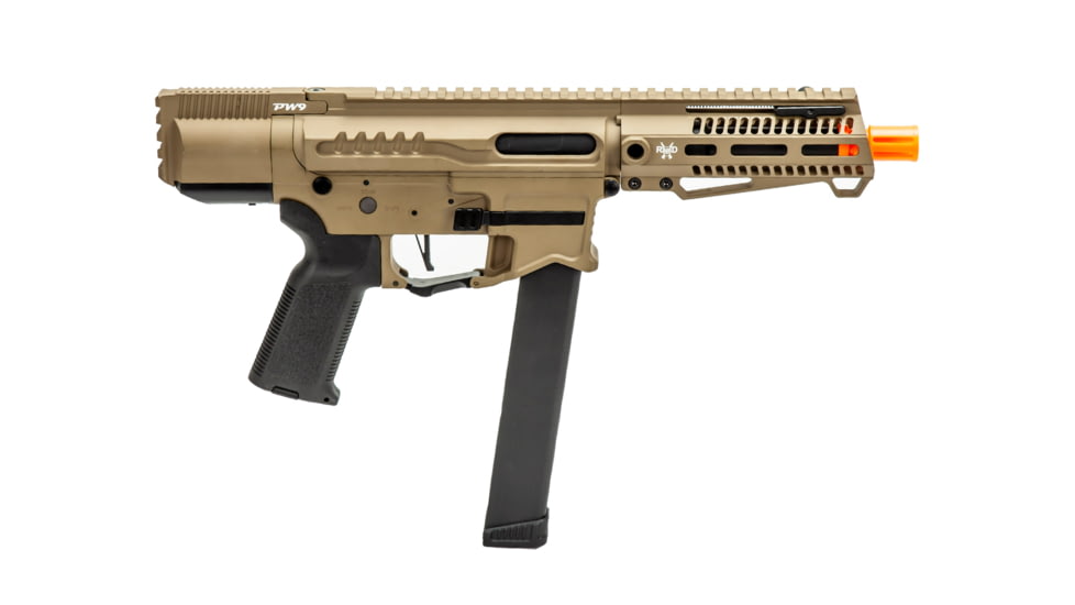 Zion Arms Zion Arms R&amp;D Precision Licensed PW9 Mod 0 Airsoft Rifle, Tan, ZA-PW9-ST