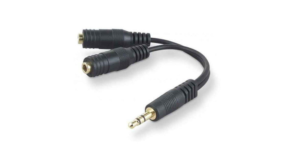 Zip Scanners 2 Way Headset Splitter, 2 Way Headset Splitter