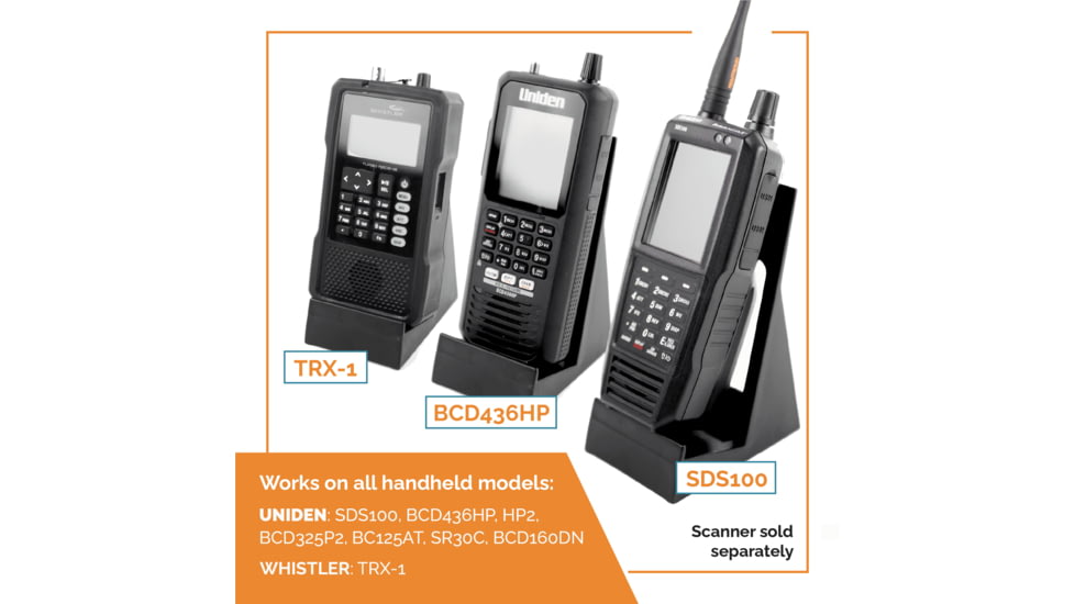 Zip Scanners Police Scanner Desktop Stand, Stand TRX-1