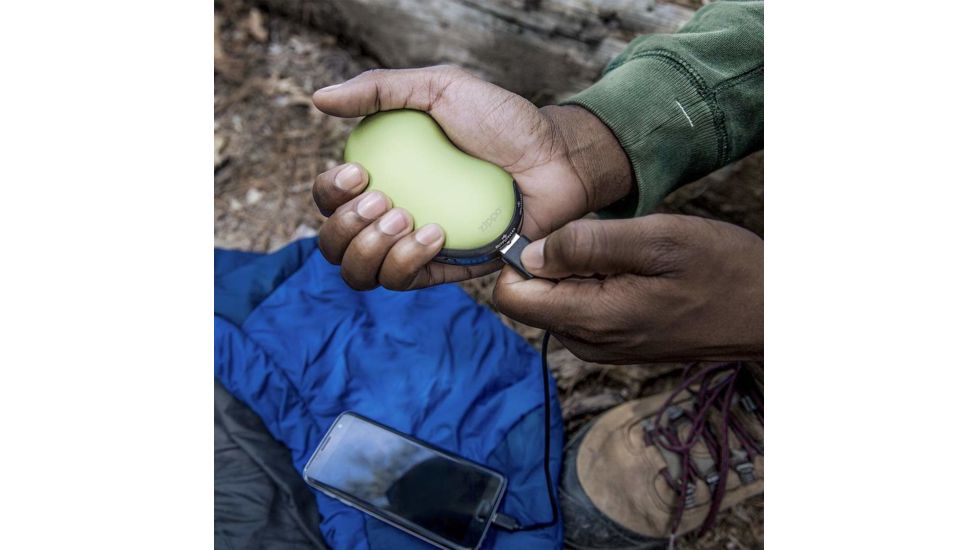 Zippo 6-Hour Green Rechargeable Hand Warmer, 40485