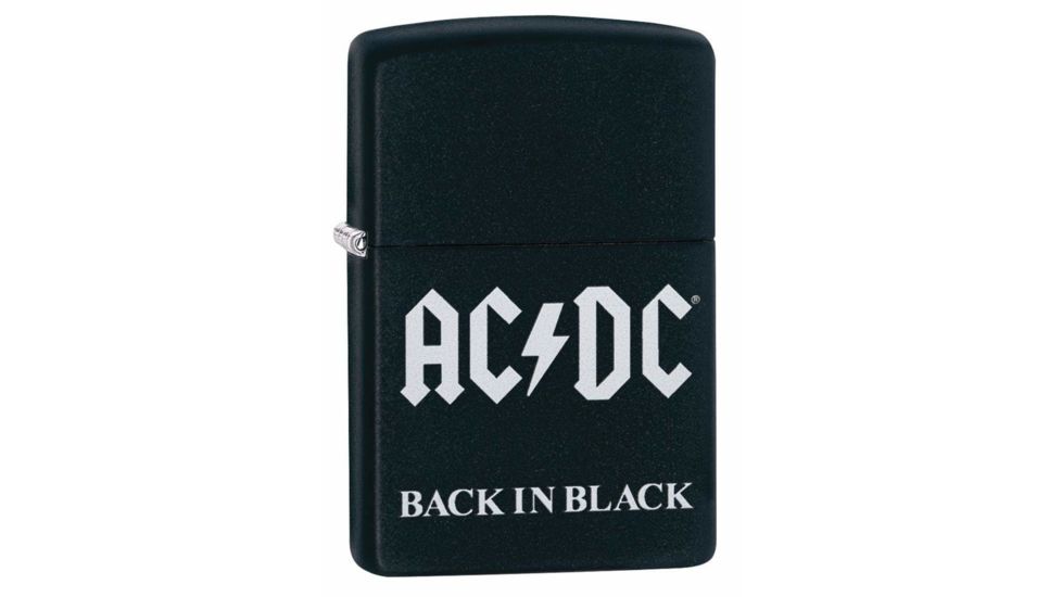 Zippo AC/DC Pocket Lighter, Black, 49015