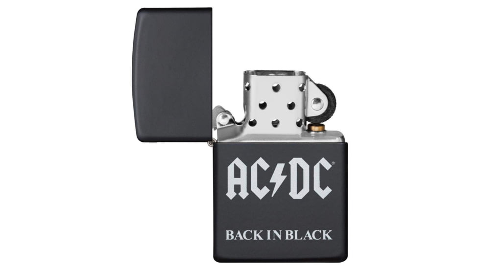Zippo AC/DC Pocket Lighter, Black, 49015