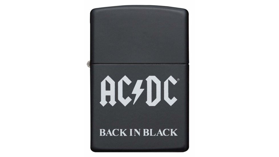 Zippo AC/DC Pocket Lighter, Black, 49015