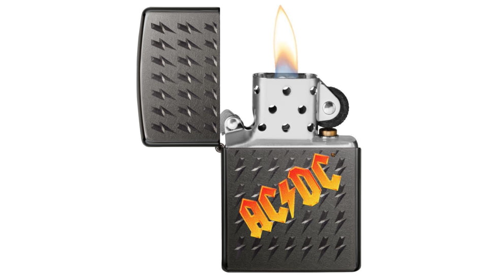Zippo AC/DC Pocket Lighter, Gray, 49014