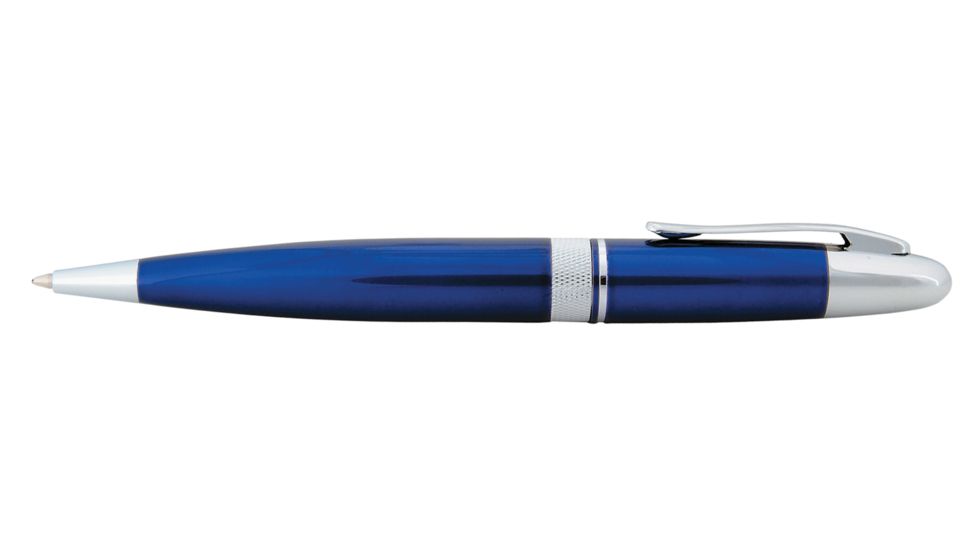 Zippo Allegheny Solid Brass Ball Point Pen, Blue 41026