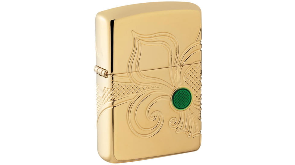 Zippo Armor Fleur De Lis, 1.44 x 2.25, 49108